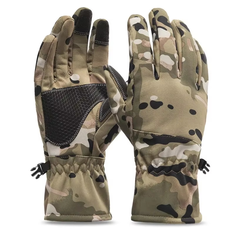 Outdoor Sport Gloves - Rękawice taktyczne outdoorowe kamuflażowe myśliwskie ciepłe