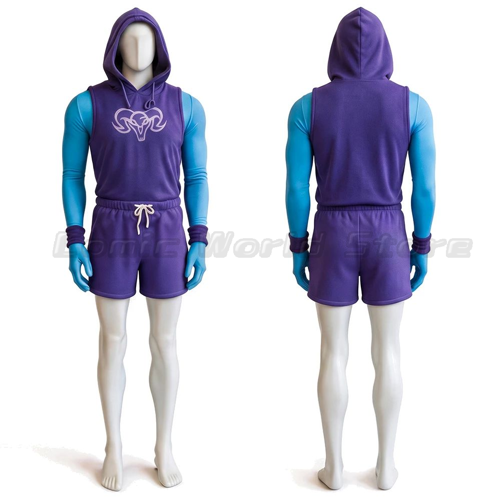 Kostium cosplay He-Man Gym Bro – Outdoor Sport Hoodie recenzja i cena