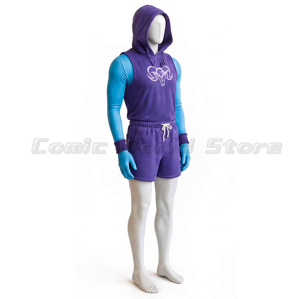 Kostium cosplay He-Man Gym Bro – Outdoor Sport Hoodie recenzja i cena