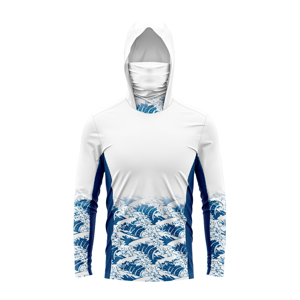 Męska niebieska bluza wędkarsk – Outdoor Sport Hoodie recenzja i cena