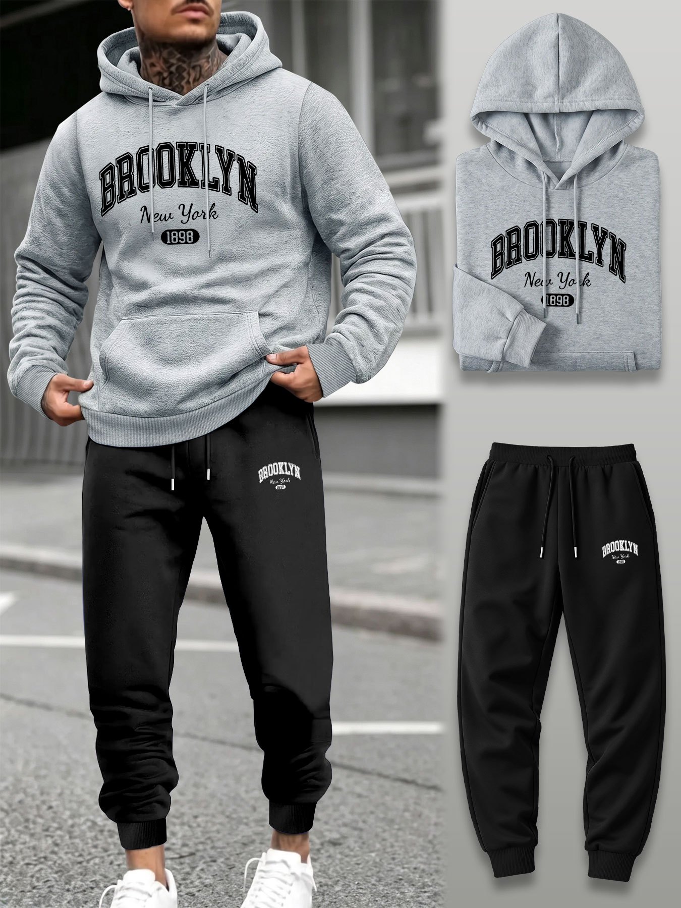 Męski dwuczęściowy dres: bluza – Outdoor Sport Hoodie recenzja i cena