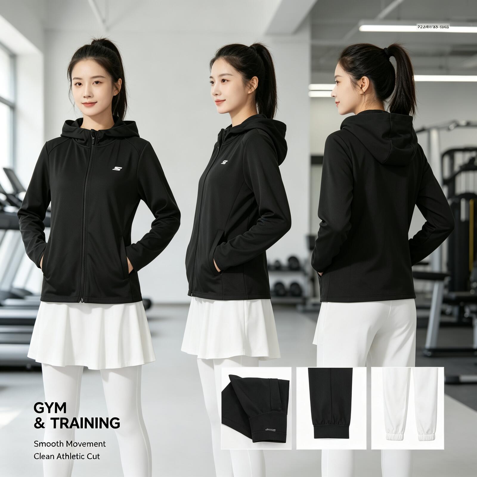 SKECHERS Damska lekka dzianino – Outdoor Sport Hoodie recenzja i cena
